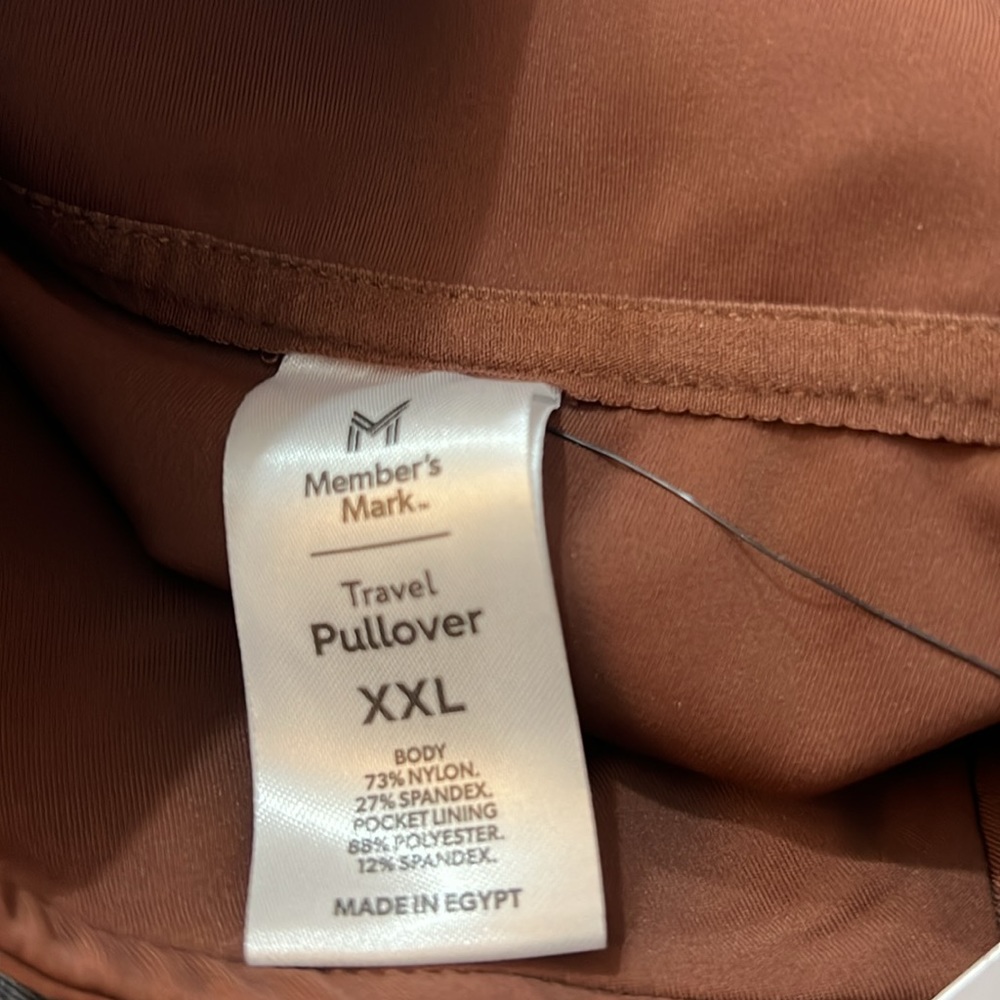 NWT Women’s Members Mark Cinnamon Stick Travel Pullover Size XXL - Picture 7 of 9